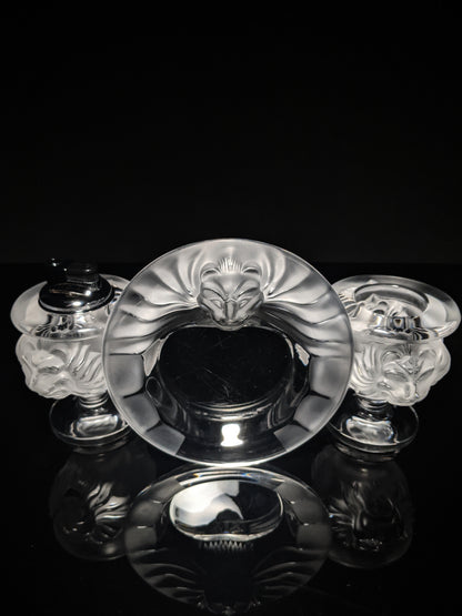Copy of Lalique | Crystal "Tete De Lions Trio