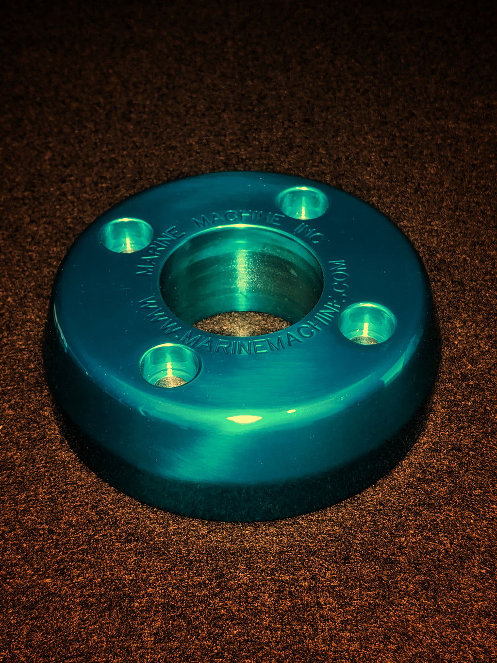 Marine Machine Teal Powder Coated Dash Mount Spacer