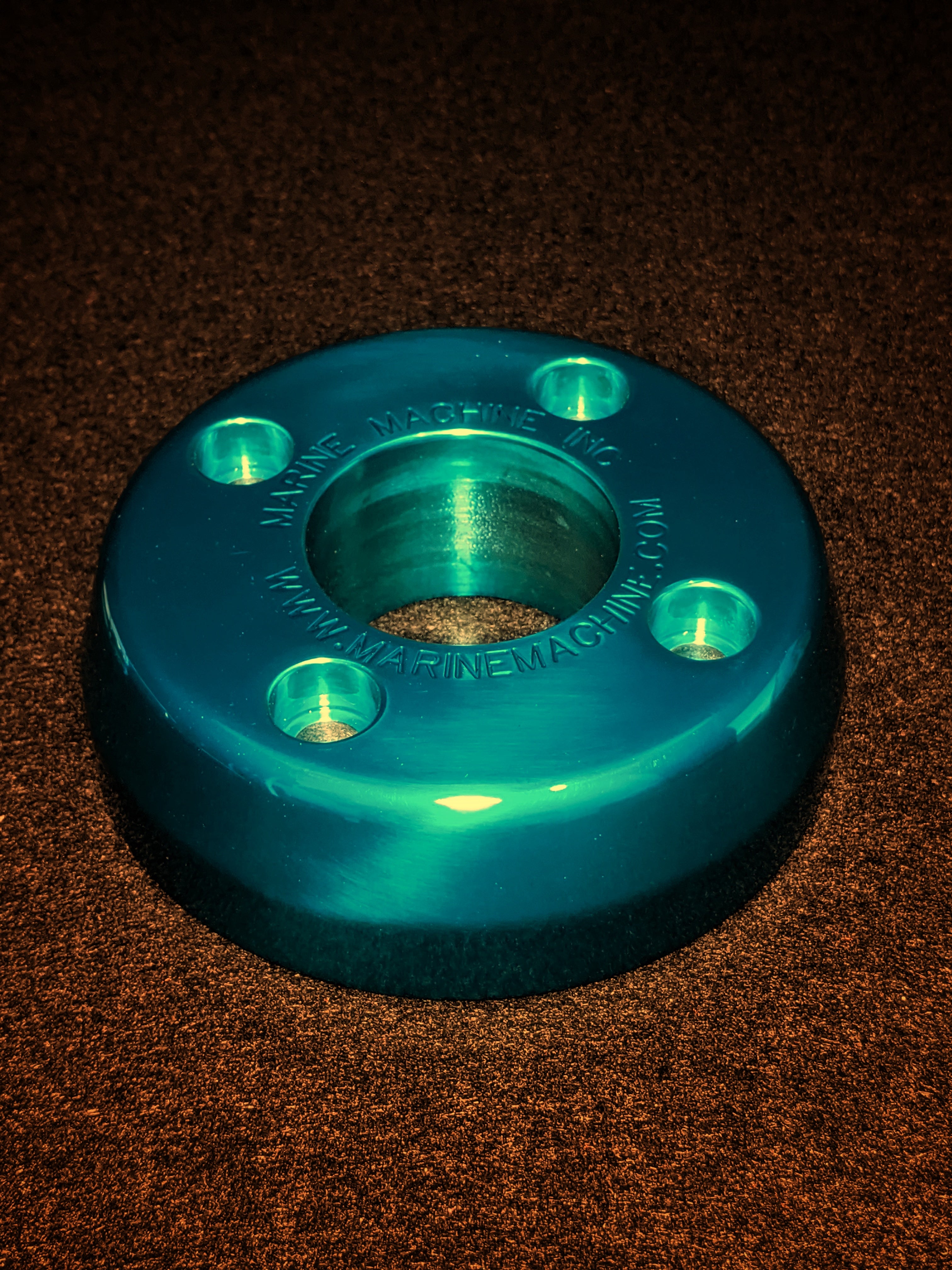 Marine Machine Teal Powder Coated Dash Mount Spacer