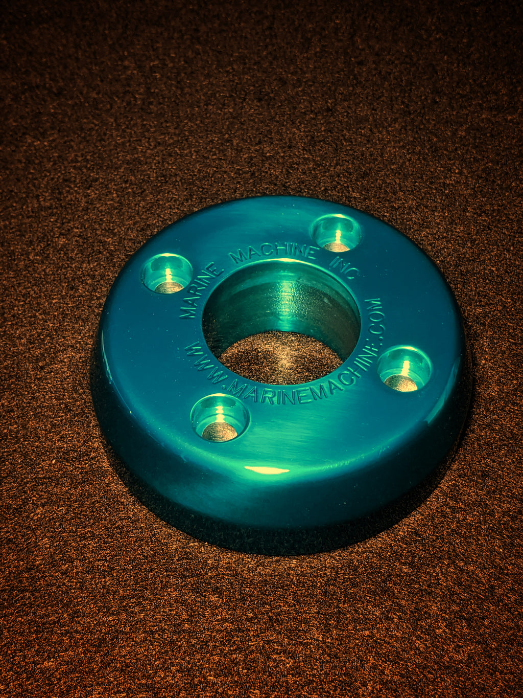 Marine Machine Teal Powder Coated Dash Mount Spacer