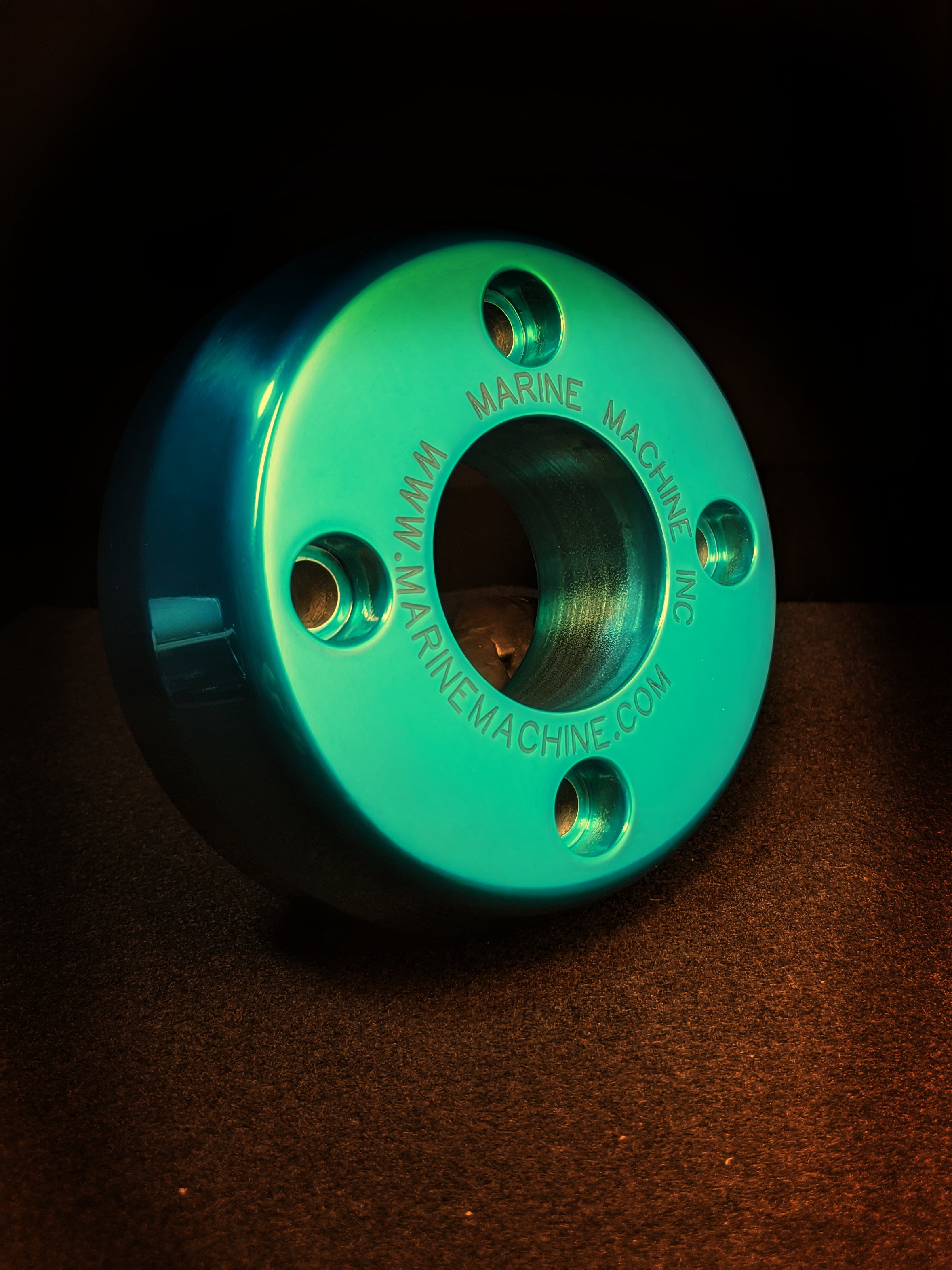 Marine Machine Teal Powder Coated Dash Mount Spacer