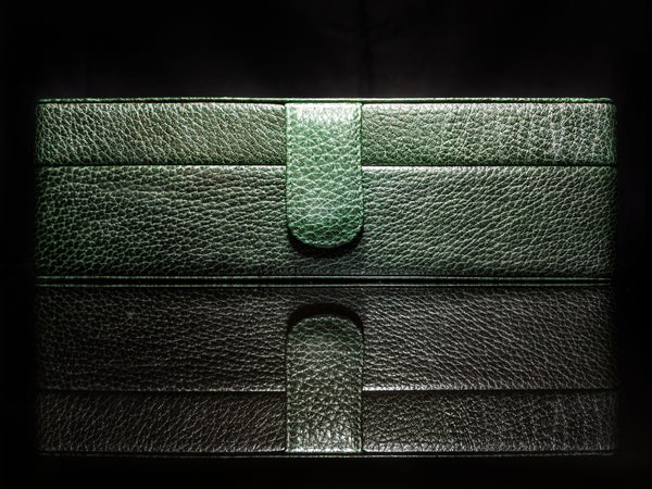 Pheasant Green Leather  Humidor Made in Spain