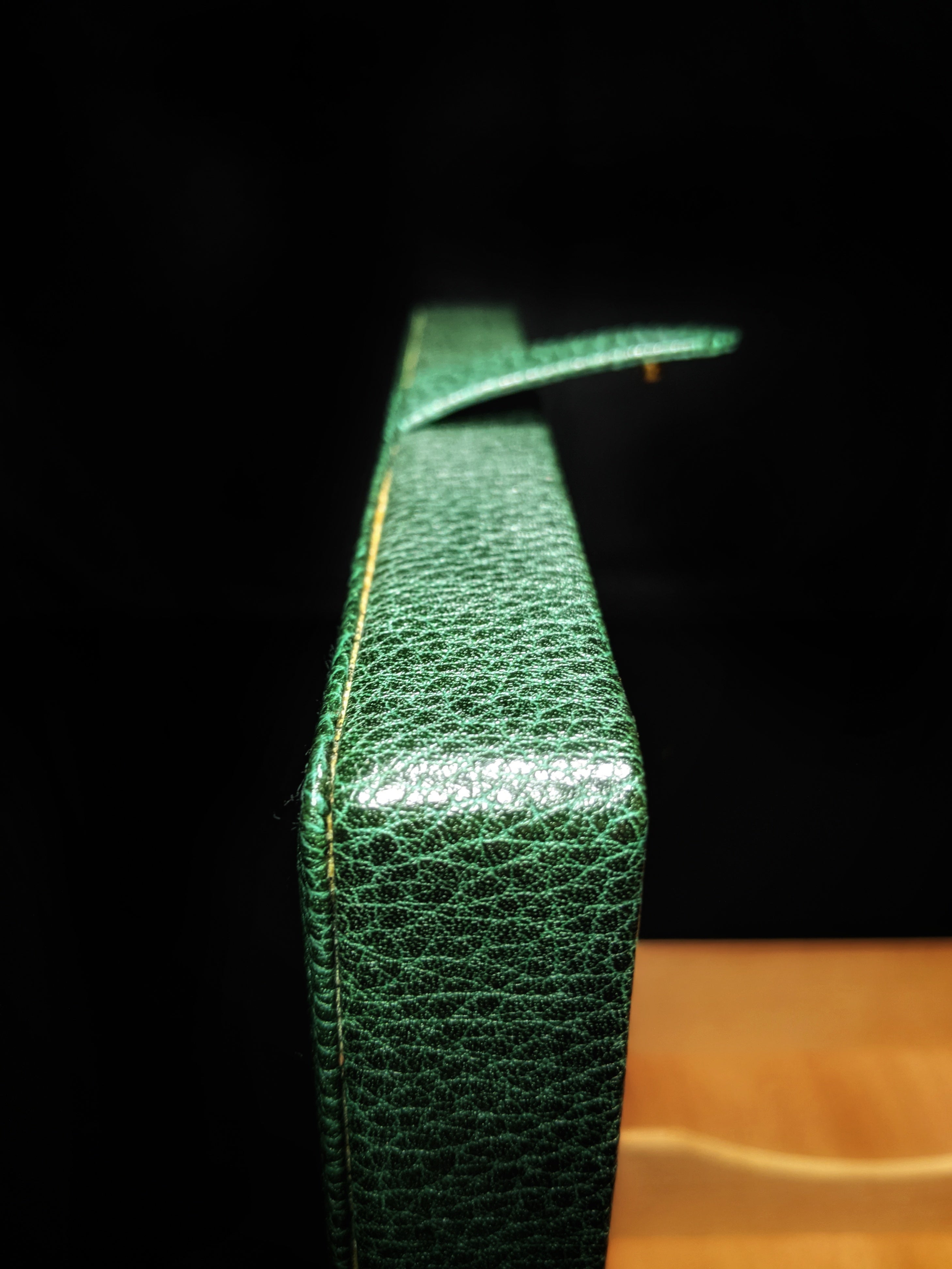 Pheasant Green Leather  Humidor Made in Spain