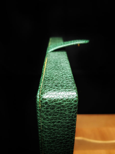 Pheasant Green Leather  Humidor Made in Spain