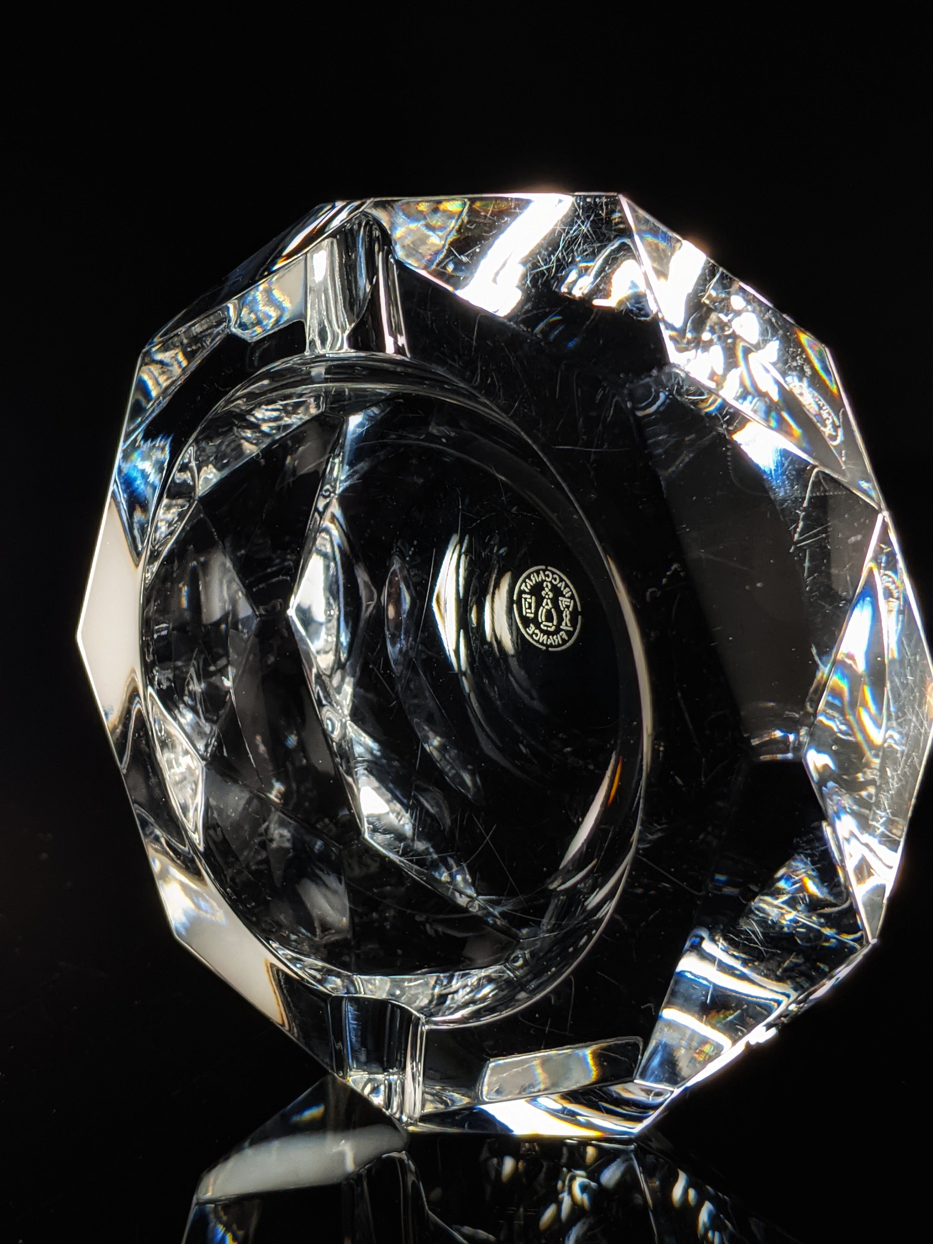Baccarat crystal camel ashtray