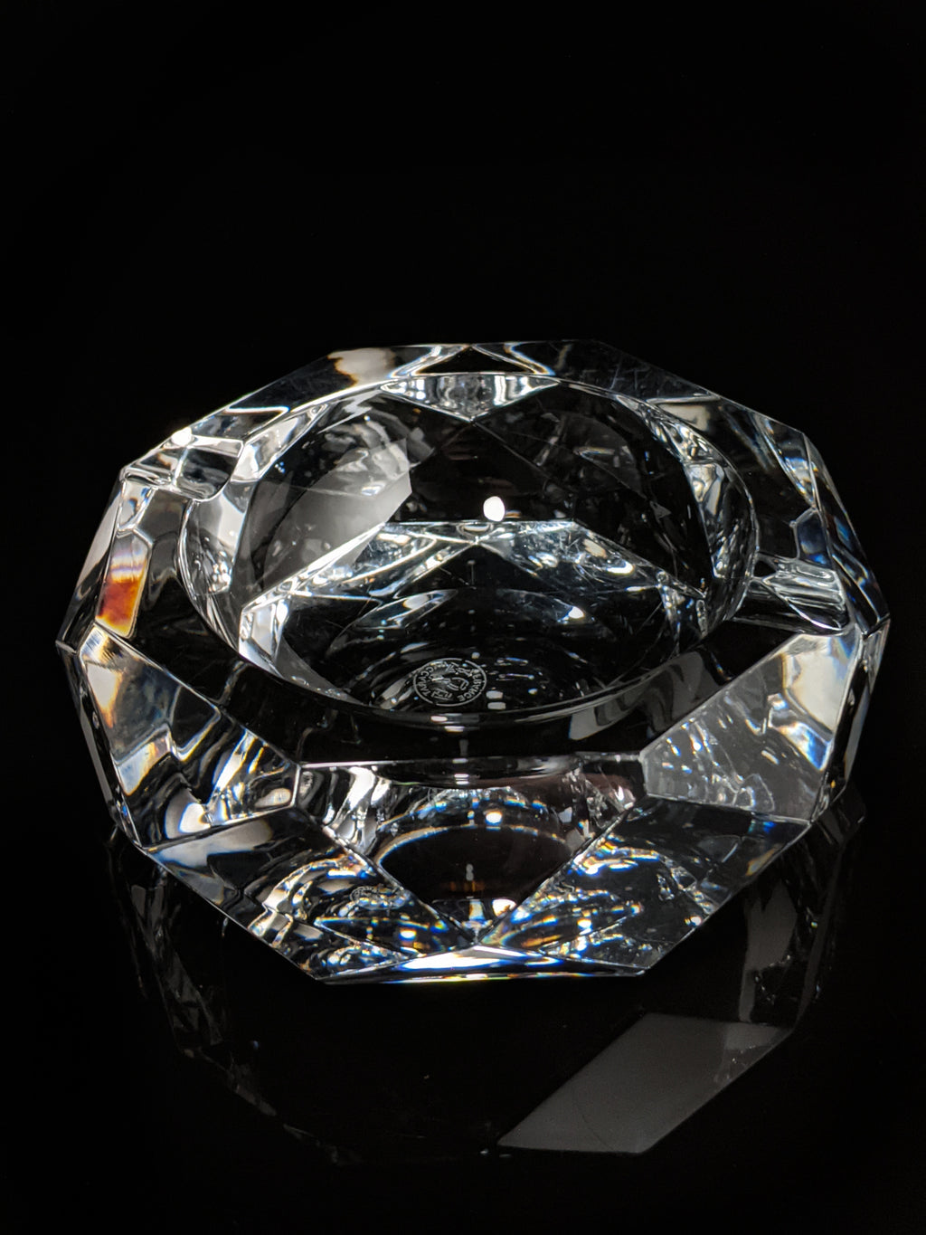 Baccarat crystal camel ashtray