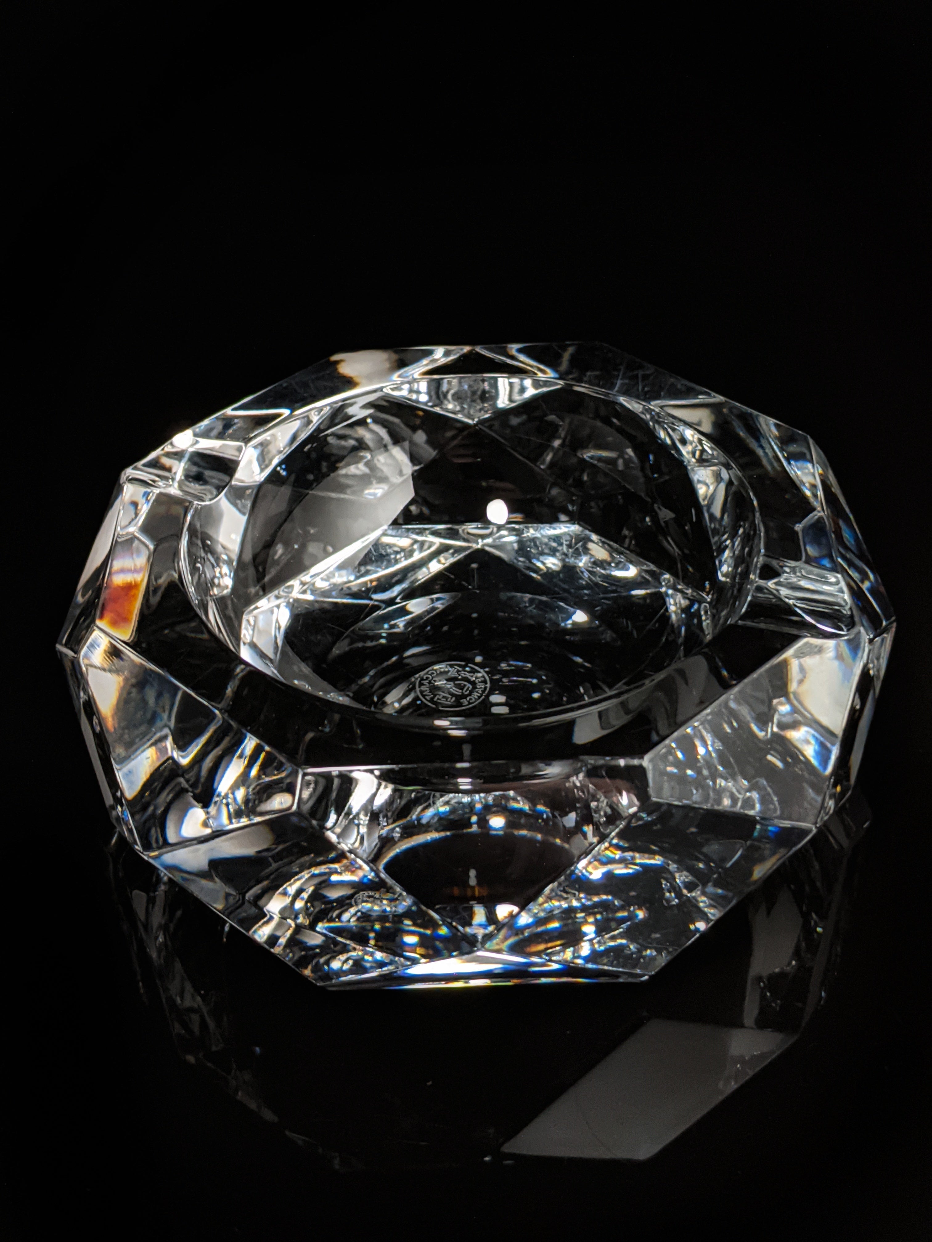 Baccarat crystal camel ashtray