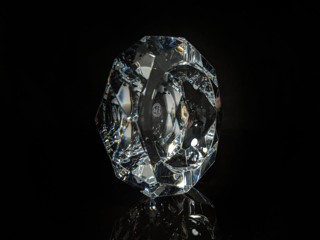 Baccarat crystal camel ashtray