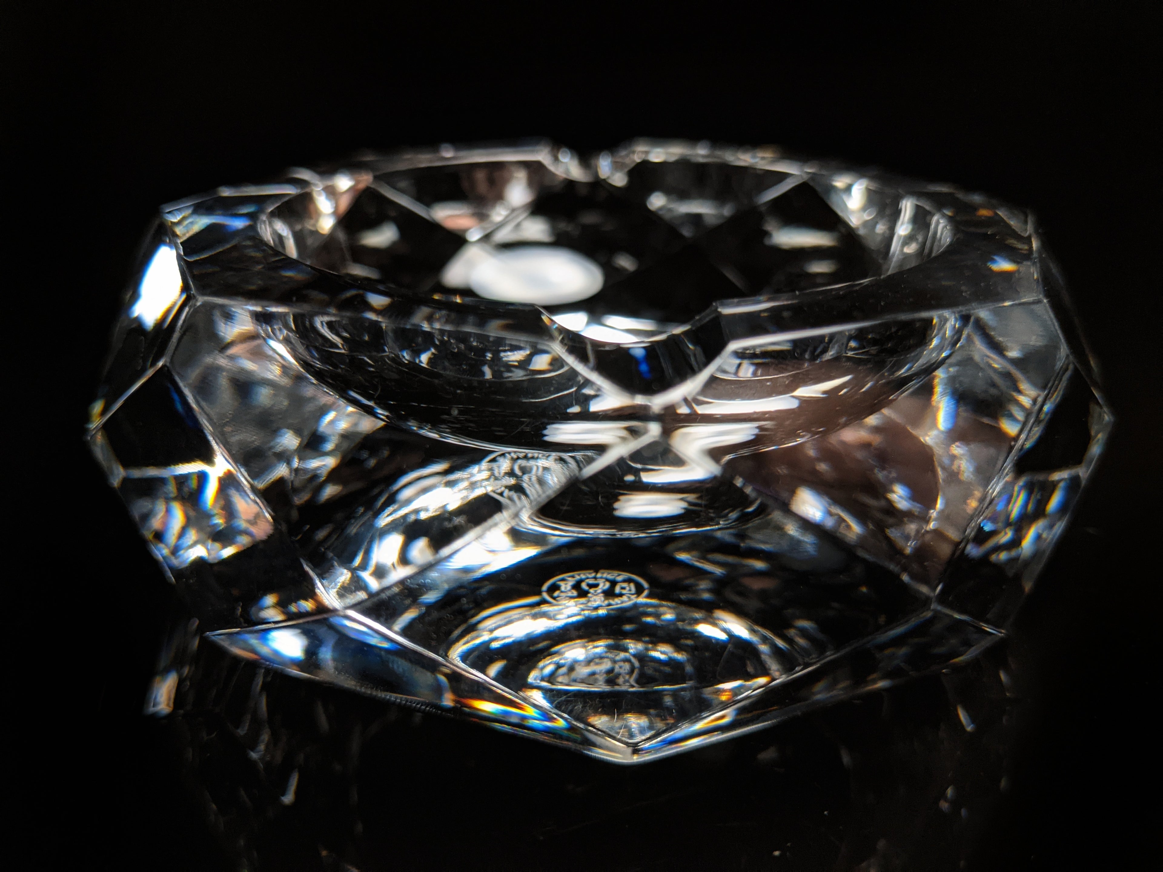 Baccarat crystal camel ashtray