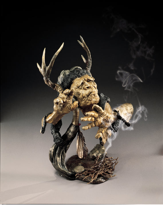 Mark Hopkins Shaman's Vision Bronze Sculpture