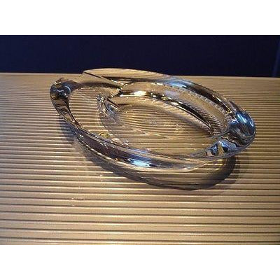 prometheus concord crystal ashtray made in Italy