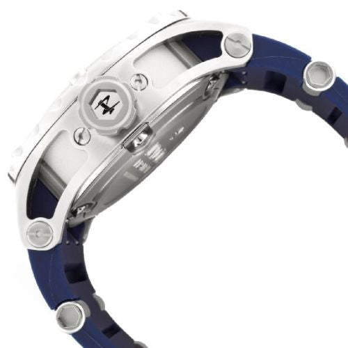Invicta Men's 1397 RESERVE GMT Blue Dial Blue Polyurethane Watch