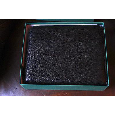 pheasant by R.D.Gomez made in Spain Black  Leather accessory case