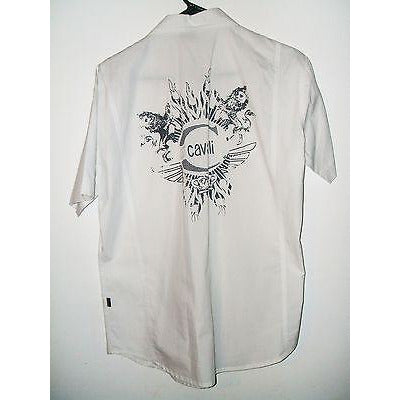 Just Cavalli mens casual designer shirt L