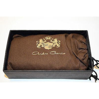 Andre Garcia Dark Brown Horizontal leather case in the original box