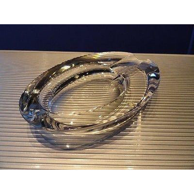 prometheus concord crystal ashtray made in Italy