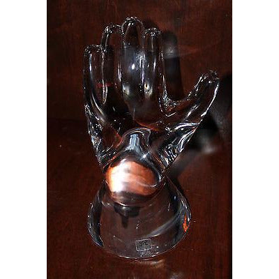 Mario Cioni Lead Crystal Hand in the  original box