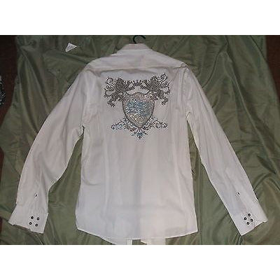 Silver Dagger mens casual dress shirt Large