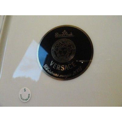 Versace by Rosenthal Christmas Magic  Ashtray 8.5 inches wide New Porcelain