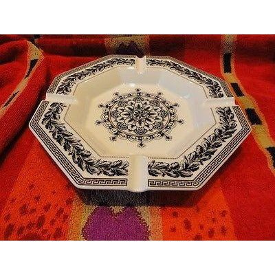 Versace by Rosenthal Ashtray 9 inches wide New Porcelain