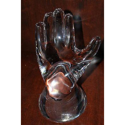 Mario Cioni Lead Crystal Hand in the  original box
