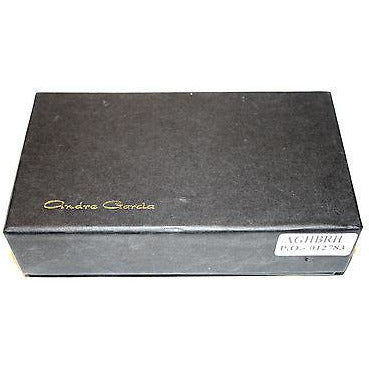 Andre Garcia Dark Brown Horizontal leather case in the original box