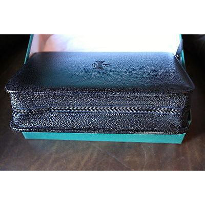 pheasant by R.D.Gomez made in Spain Black  Leather accessory case