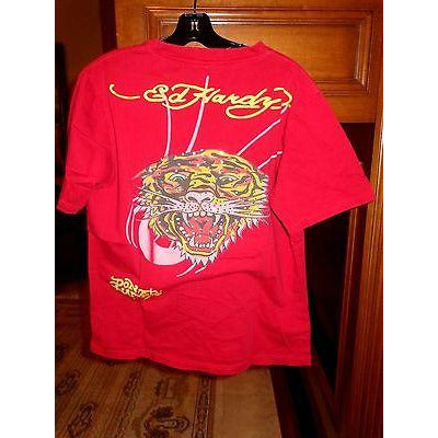 Ed Hardy Mens Designer T-Shirt pre-owned size: Medium
