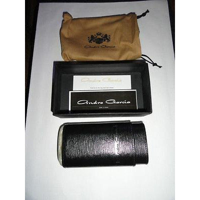 Andre Garcia Horn Top in Black Horizontal leather cigar in original box