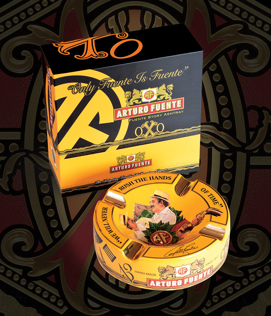 Arturo Fuente Yellow Ceramic Ashtray