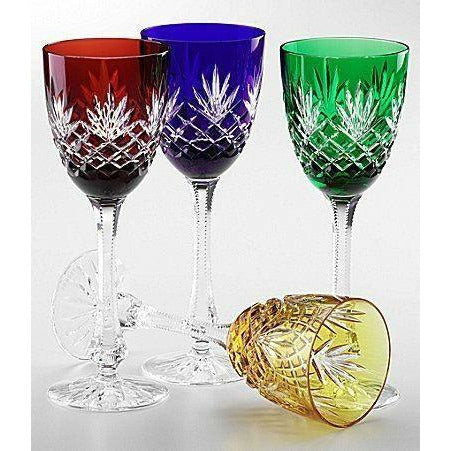 Faberge Odessa Crystal coloured Glasses