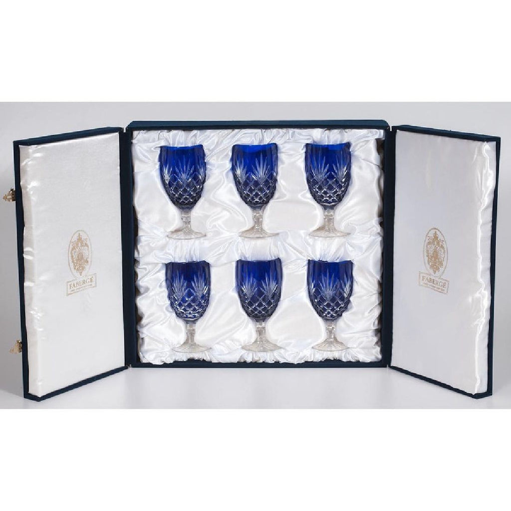 Faberge Odessa Cobalt Blue Glasses