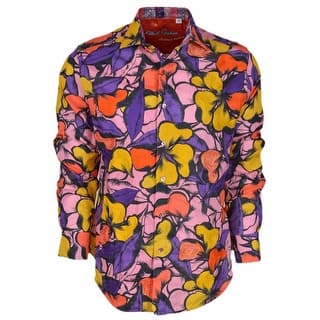 Robert Graham Sacaton Bold Floral Print Shirt — Medium