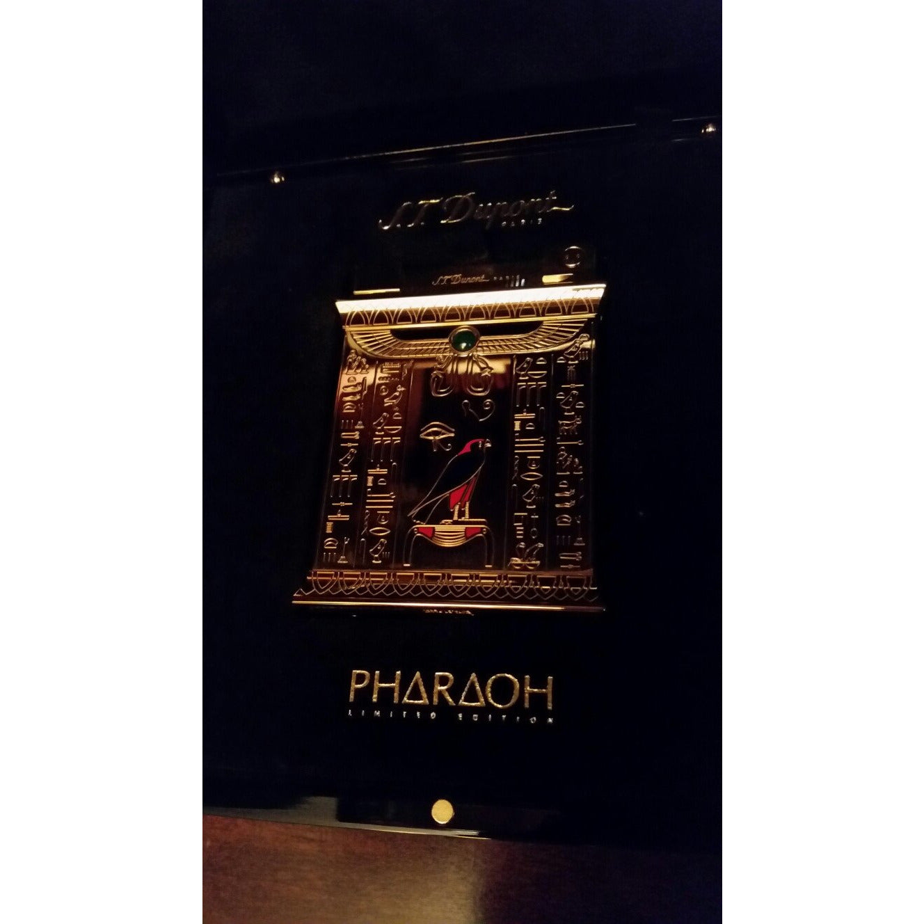 ST Dupont Pharaoh jeroboam table Lighter ,mint Condition,  Rare, One Of 300
