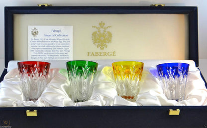 Faberge Grand Palais Vodka Shot Glasses