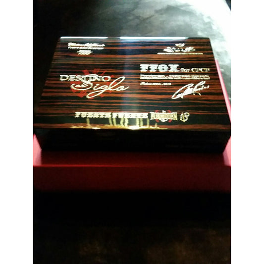 Opus X Travel Humidor In Macassar Ebony New In The Original presentation box no Cigars Included