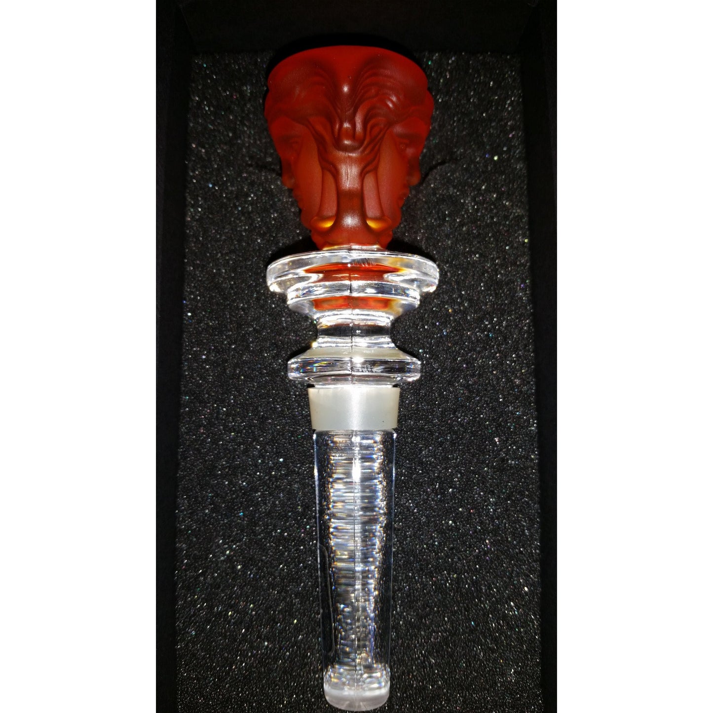 Versace medusa Amber Bottle Stopper