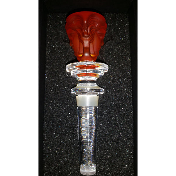Versace medusa Amber Bottle Stopper
