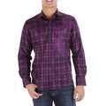Robert Graham Hameldon Tonal Jacquard Shirt — Medium