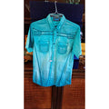 Roar Teal Short Sleeve Medium-sized