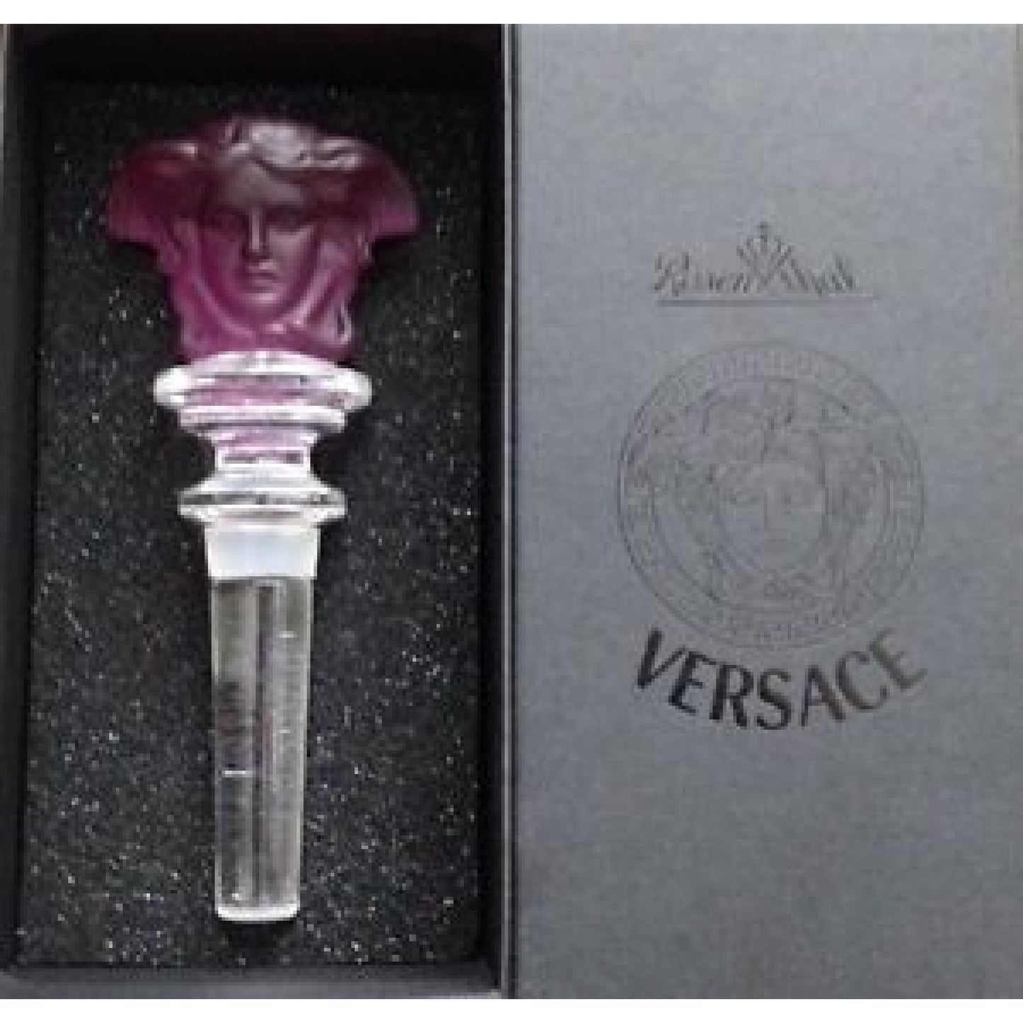 Versace medusa Amethyst Bottle Stopper