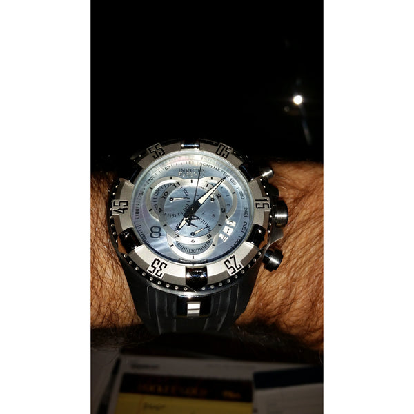 Invicta Men's 6970 Reserve Excursion Mother of Pearl Dial Touring Watch Preowned excellent condition