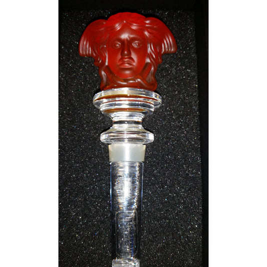 Versace medusa Amber Bottle Stopper