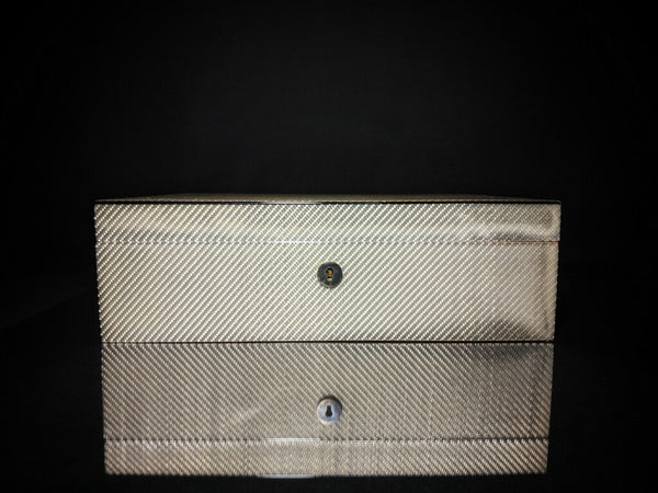 Grey Carbon Fiber Humidor