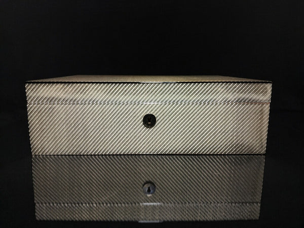 Grey Carbon Fiber Humidor