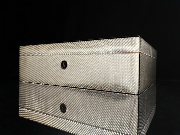 Grey Carbon Fiber Humidor