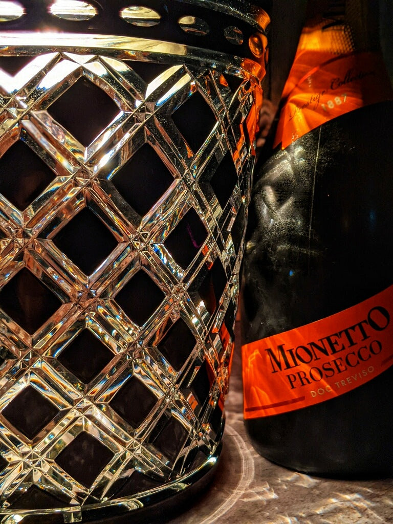 AJKA Black Crystal Champagne Ice bucket