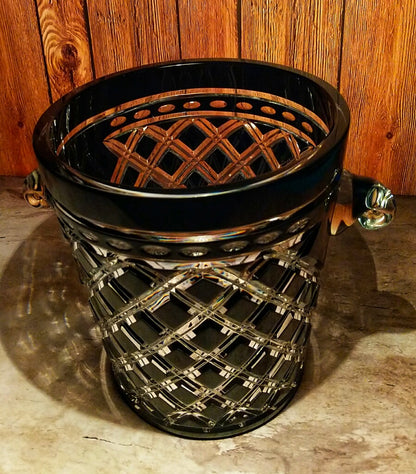 AJKA Black Crystal Champagne Ice bucket