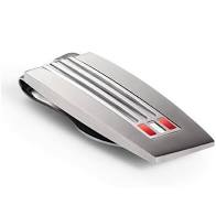 Tonino Lamborghini  Primo Corsa Stainless Steel  Money Clip NIB