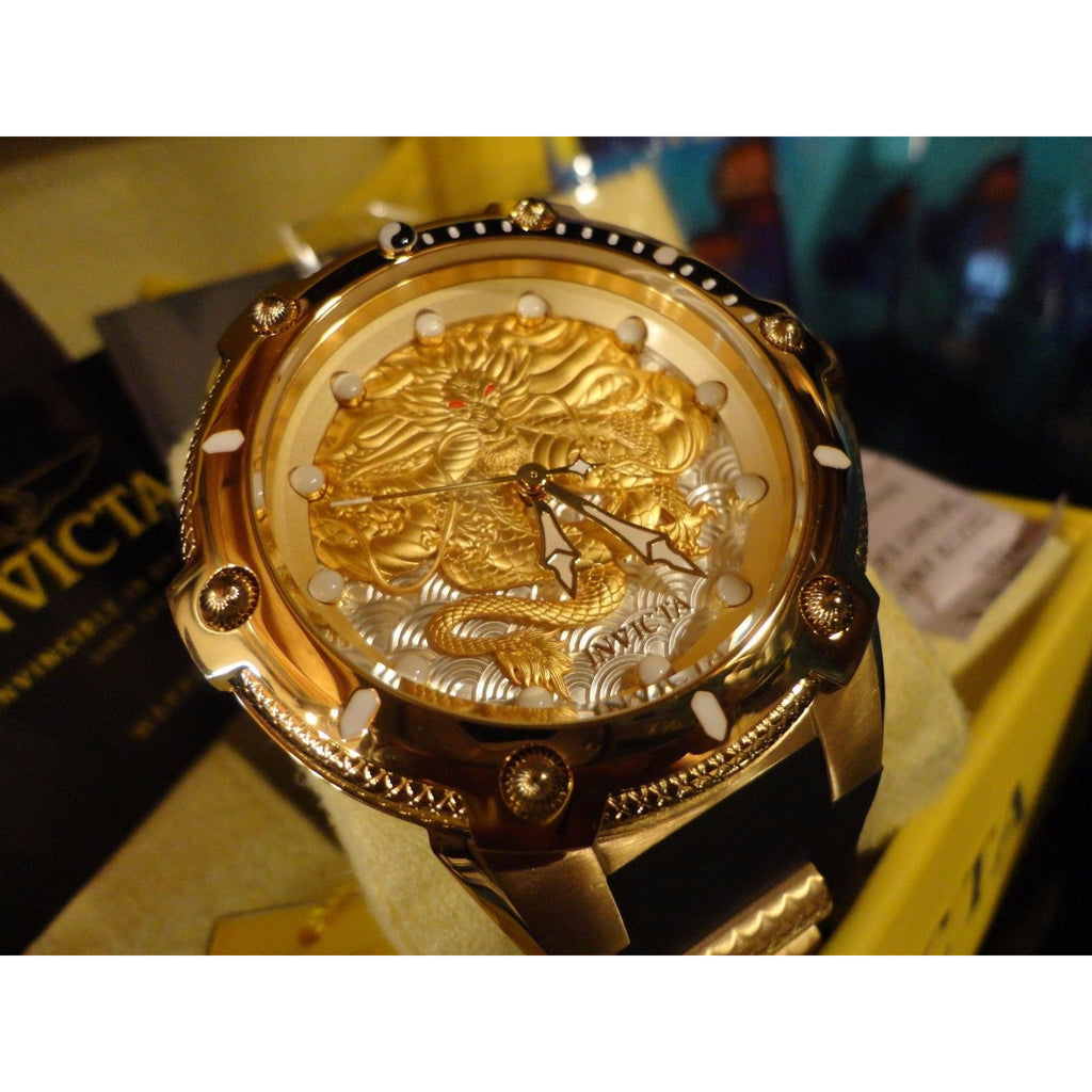 Invicta - Gold Plated Dragon - 52mm